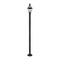 Z-Lite Westover 2 Light Outdoor Post Mounted Fixture, Black & Clear Beveled 580PHM-567P-BK - alternate 1